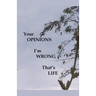 Your Opinions I'm Wrong That's Life
