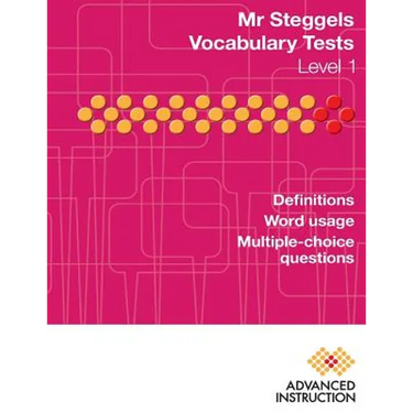 Mr Steggels Vocabulary Tests Level 1