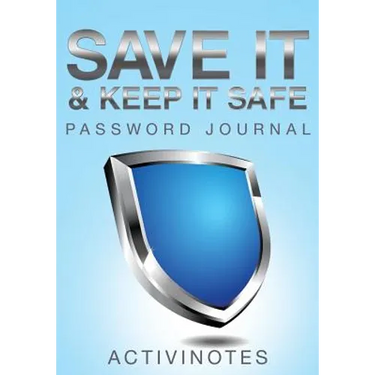 Save It & Keep It Safe Password Journal