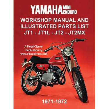Yamaha Mini-Enduro Workshop Manual and Illustrated Parts List Jt1 - Jt1l - Jt2 - Jt2mx 1971-1972
