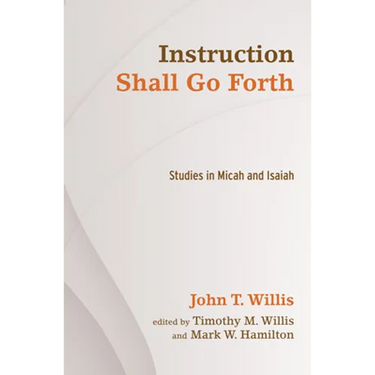 Instruction Shall Go Forth