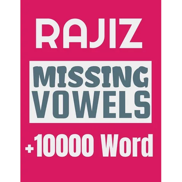 Rajiz Missing Vowels puzzle: Plus 10000 Missing Vowels Puzzle for Adults