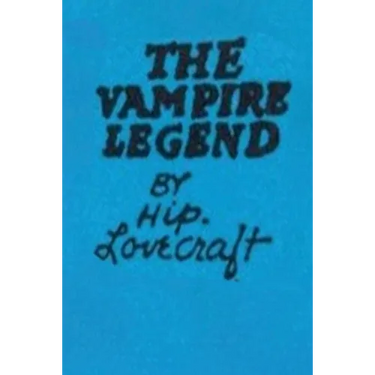 The Vampire Legend