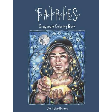 Fairies Grayscale Coloring Book