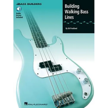 Building Walking Bass Lines Jazz and Blues Bass Instruction Book Online Audio Included Hal Leonard Bass Builders Series