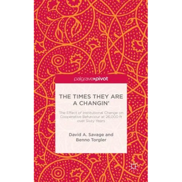 The Times They Are a Changin': The Effect of Institutional Change on Cooperative Behaviour at 26,000ft Over Sixty Years