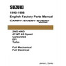Suzuki Carry & Every 1990-1998 English Factory Parts Catalogue