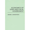 Economics of State and Local Government
