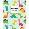 Sticker Book: Dinosaurs Themed Book for Kids Large Size 100 pages