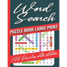Word Search Puzzle Books Large Print: Word Search Puzzle Books for adults, Wordsearch Activity Book 100 Puzzles with solution, Big Challenge Word Sear