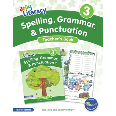 Spelling, Grammar, & Punctuation Teacher's Book 3: In Print Letters (American English Edition)