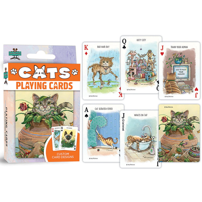 Cats Playing Cards - 54 Card Deck by MasterPieces Puzzle Company INC