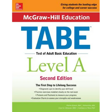 McGraw-Hill Education Tabe Level A, Second Edition