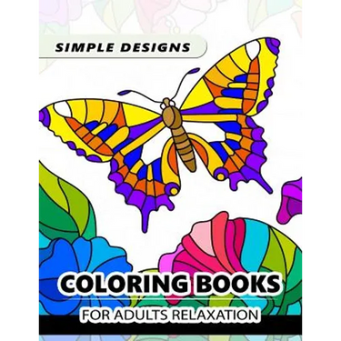Easy Kaleidoscope Coloring Book for Adult: Basic design of mandala, animals, birds, bear, dog and friend for beginner Easy to color