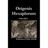 Origen Hexapla (Volume I)