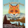 Furry Fun: Fox Activity Book for older kids & adults: Cryptograms, mazes, dot to dot, word searches, coloring pages: Foxy fun for