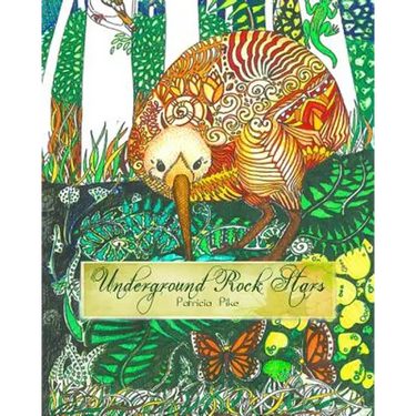 Underground Rock Stars: Adult colouring book