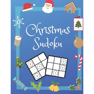 Christmas Sudoku: 100 Pages With Sudokus On Easy Level - Relax and Solve - Large Print, Perfect Gift For Advent Time (125 Pages, 8.5 x 1