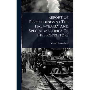 Report Of Proceedings At The Half-yearly And Special Meetings Of The Proprietors