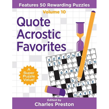 Quote Acrostic Favorites: Features 50 Rewarding Puzzles