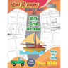How To Draw Things That Go With Grid Method Step By Step For Kids: A Fun and Simple Step-by-Step Drawing Guide and Activity Book 156 Pages -