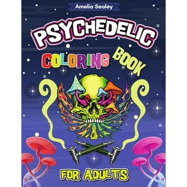 Cannabis Coloring Book for Stress Relief and Relaxation: Trippy Adult Coloring Book