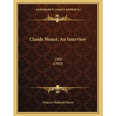 Claude Monet, An Interview: 1900 (1900)