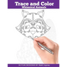 Trace and Color: Whimsical Animals: Adult Activity Book