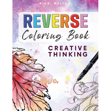 Reverse Coloring Book Creative Thinking