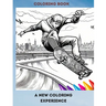 Coloring Book a New Coloring Experience: Coloring the Extreme Skateboard