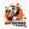 Benny the Panda - Happy Thanksgiving
