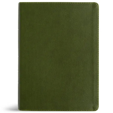 NASB Study Bible, Olive Leathertouch, Indexed