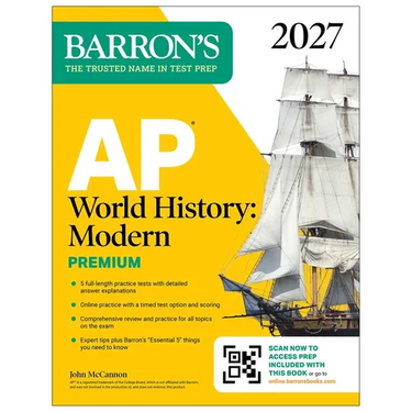 AP World History: Modern Premium, 2027: Prep Book with 5 Practice Tests + Comprehensive Review + Online Practice