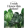 I wish I knew this before!: Secrets to make your family a happy one!