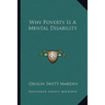 Why Poverty Is A Mental Disability