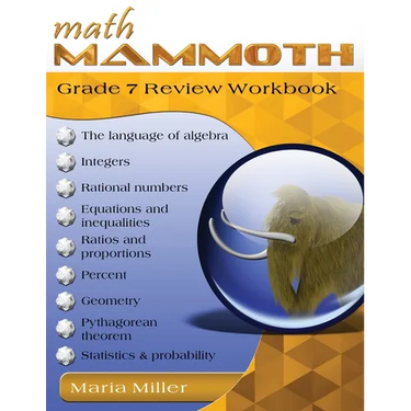 Math Mammoth Grade 7 Review Workbook