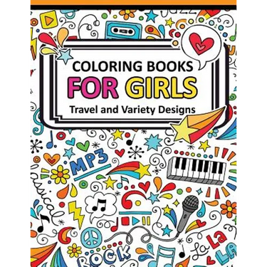 Coloring Book for Girls Doodle Cutes: The Really Best Relaxing Colouring Book For Girls 2017 (Cute, Animal, Dog, Cat, Elephant, Rabbit, Owls, Bears, K