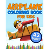 Airplane Coloring Book for Kids: Big Colouring Books with 42 Beautiful Pages of Airplanes Helicopters Fighter Jets and More
