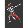 Dabbing Skeleton Pirate: 120 Page Line Notebook for School, Students, Kids & Teens 6" x 9"