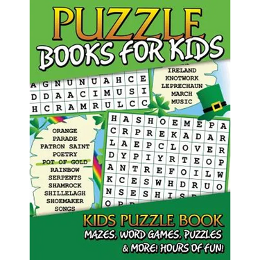 Puzzle Books for Kids (Kids Puzzle Book: Mazes, Word Games, Puzzles & More! Hours of Fun!)