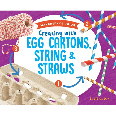 Creating with Egg Cartons, String & Straws