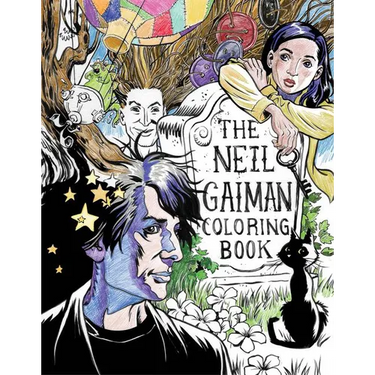 The Neil Gaiman Coloring Book: Coloring Book for Adults and Kids to Share