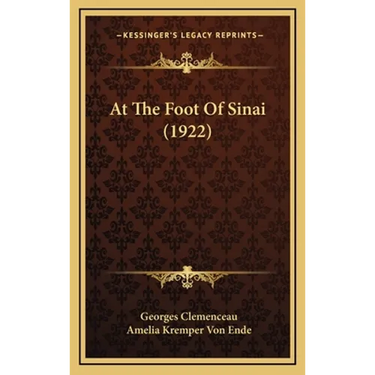 At The Foot Of Sinai (1922)