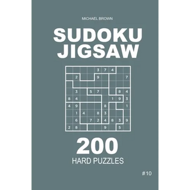 Sudoku Jigsaw - 200 Hard Puzzles 9x9 (Volume 10)