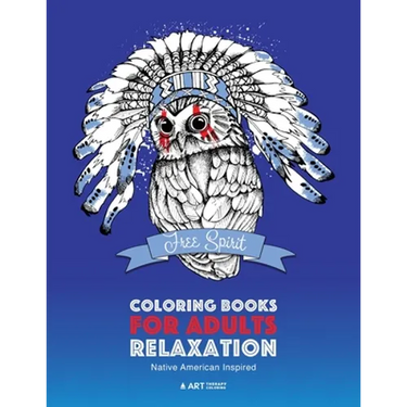 Coloring Books for Adults Relaxation: Native American Inspired: Adult Coloring Book; Artwork Inspired by Native American Styles & Designs; Animals, Dr