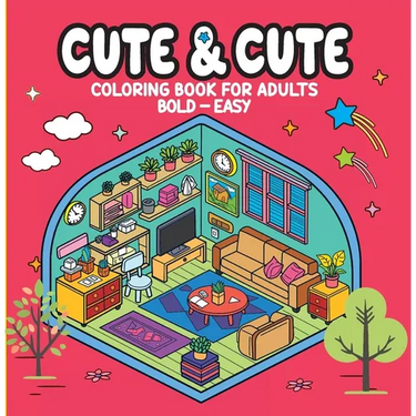 Cute & Cute - Coloring Book for Adults