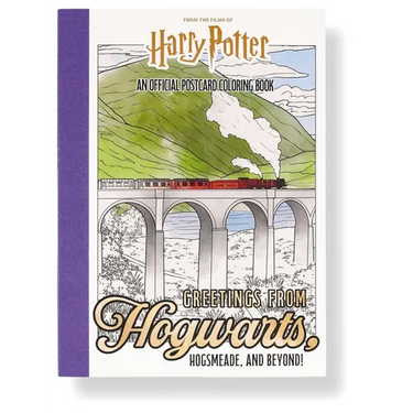 Harry Potter: Greetings from Hogwarts, Hogsmeade, and Beyond!: An Official Postcard Coloring Book