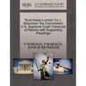 Rust-Owen Lumber Co V. Wisconsin Tax Commission U.S. Supreme Court Transcript of Record with Supporting Pleadings