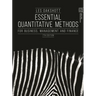Essential Quantitative Methods: For Business, Management and Finance