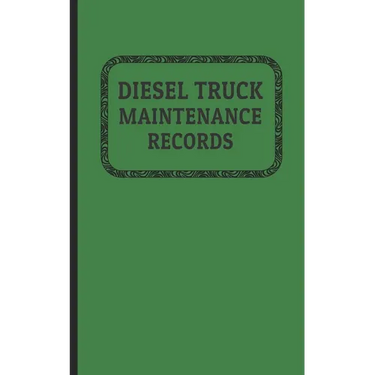 Diesel Truck Maintenance Records: Made for Truck Owners 5 x 8 - 120 Pages